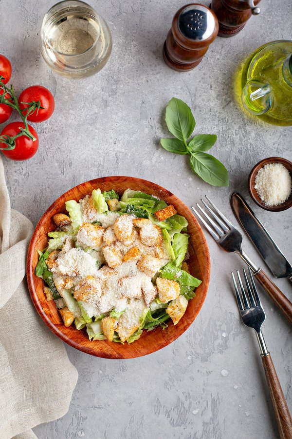 What's the Key to a Perfectly Balanced Caesar Salad with Homemade Dressing?